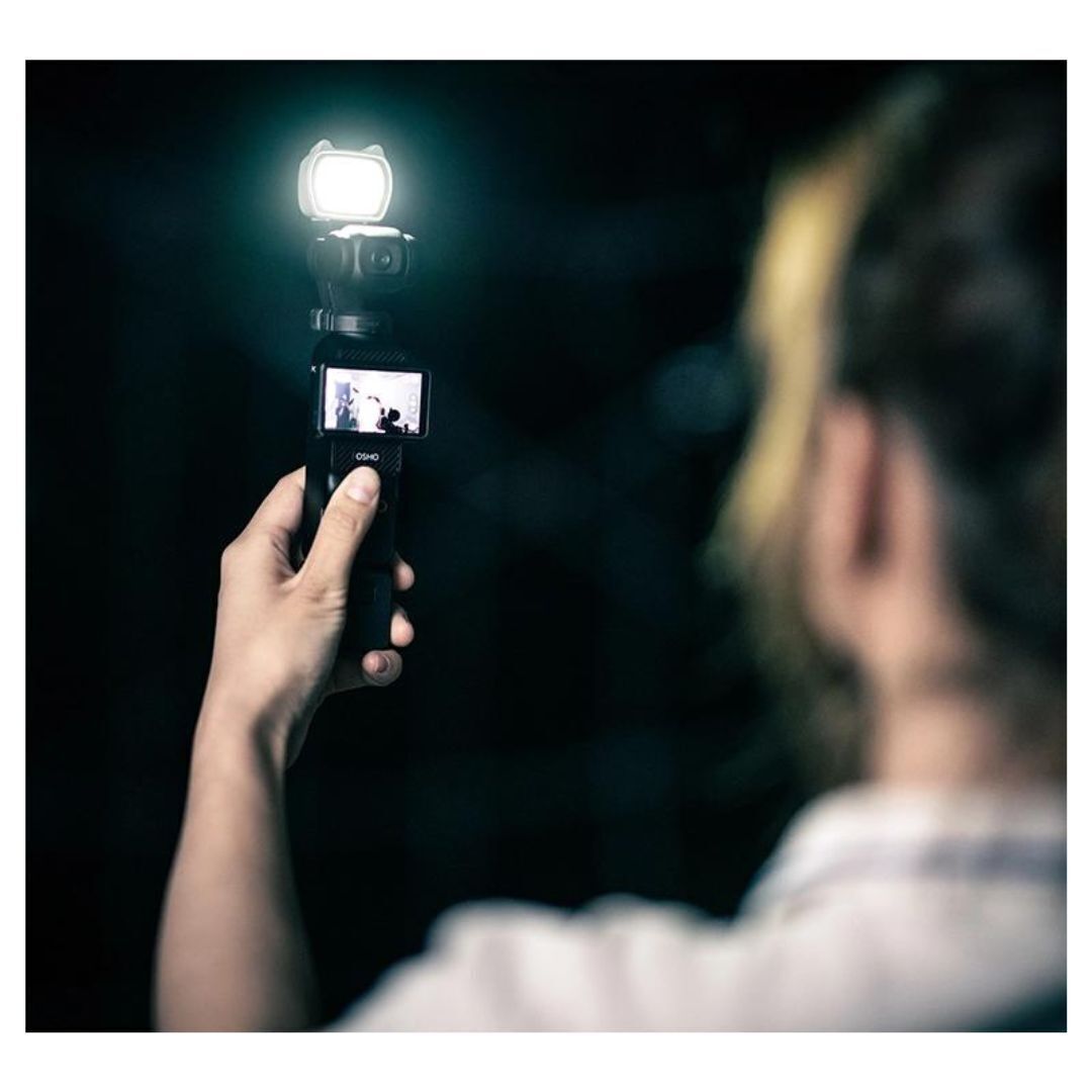 STARTRC Magnetic Fill Light with Bracket for DJI Pocket 3 with USB Charging and Portable Size (Gray)