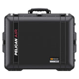 Pelican 1637 Air Case with Divider Insert, Integrated Wheels, and Press and Pull Latches (Black)