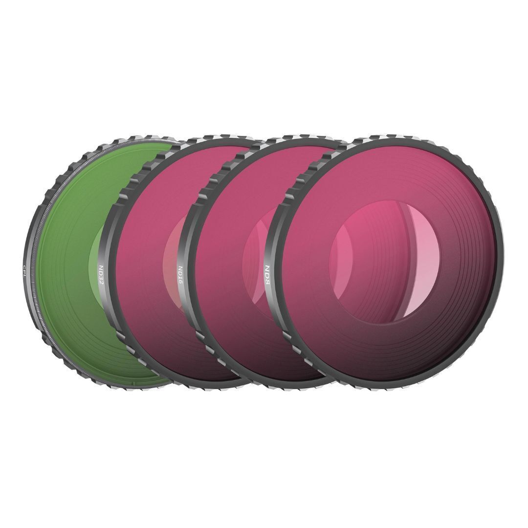 STARTRC 4-Pack Filter Set for DJI Action 5 Pro and 4 with HD Optical Glass (ND8, 16, 32, CPL)