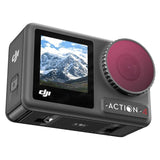 STARTRC 4-Pack Filter Set for DJI Action 5 Pro and 4 with HD Optical Glass (ND8, 16, 32, CPL)