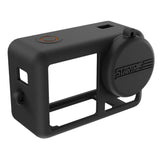 STARTRC Protective Camera Lens Silicone Case for DJI Action 5Pro Action 4 and 3 Cameras (Black)