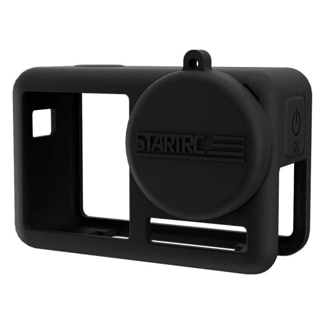 STARTRC Protective Camera Lens Silicone Case for DJI Action 5Pro Action 4 and 3 Cameras (Black)