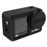 STARTRC Protective Camera Lens Silicone Case for DJI Action 5Pro Action 4 and 3 Cameras (Black)