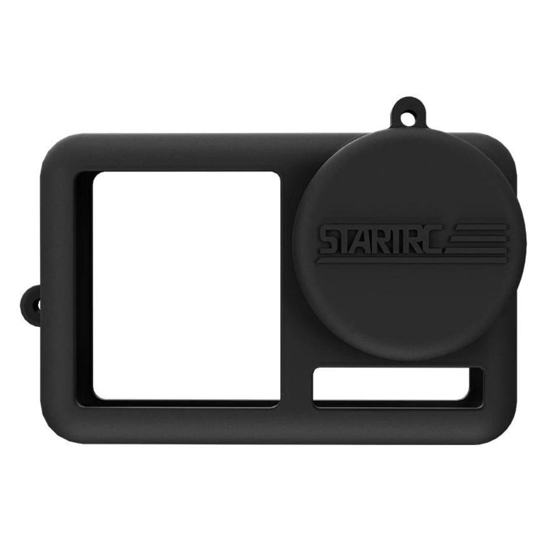 STARTRC Protective Camera Lens Silicone Case for DJI Action 5Pro Action 4 and 3 Cameras (Black)