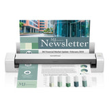 Brother DS740D Duplex Compact Mobile Document Scanner with Scanning Speed Up To 16 PPM (White)