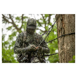 Hawk Chaos Camo Pattern Lightweight Helium Hammock Tree Saddle with Padded and Removable Seat