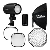 Profoto A2 Monolight with Clic Softbox Octa 2-Feet, Clic Softgrid Octa, and Li-Ion Battery Bundle