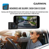 Garmin Dash Cam X110 1080p Camera with 140-Degree Field of View and Voice Control (Black) Bundle