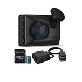 Garmin Dash Cam X110 1080p Camera with 140-Degree Field of View and Voice Control (Black) Bundle