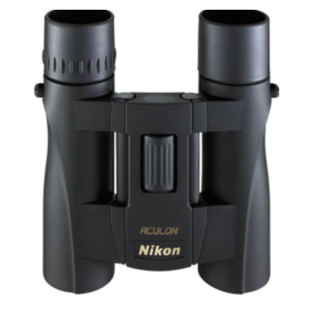 Nikon Aculon A30 10x25 Roof Prism Lightweight and Ergonomic Design Binoculars (Black, Refurbished)