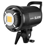Godox SL60W Daylight LED Video 2-Light Kit with LCD Panel and Wireless Light Adjustment (Black)