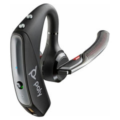 Plantronics Poly Voyager 5200 UC Wireless Omni-Directional Bluetooth Headset with Adapter (Black)