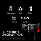 Aputure Storm 1200x with Wide Reflector with Storm 1200x Reflector Kit (Narrow and Medium) Bundle