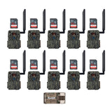 Browning Trail Camera 24MP Defender Wireless Vision Pro HD (10-Pack) with 10x Memory Card Bundle
