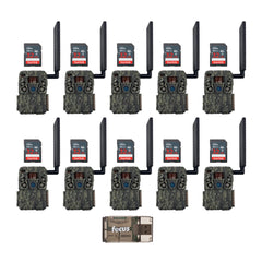 Browning Trail Camera 24MP Defender Wireless Vision Pro HD (10-Pack) with 10x Memory Card Bundle