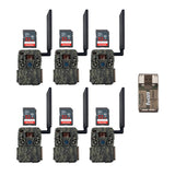 Browning Trail Camera 24MP Defender Wireless Vision Pro HD (6-Pack) with 6x Memory Card Bundle