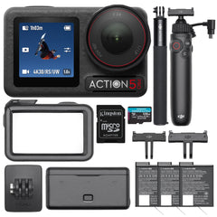 DJI Osmo Action 5 Pro Adventure Combo with Multifunctional Charging Handle Bundle