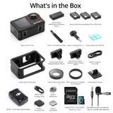 DJI Osmo Action 5 Pro Adventure Combo with DJI Mic 2 Transmitter and 128GB MicroSD Card Bundle