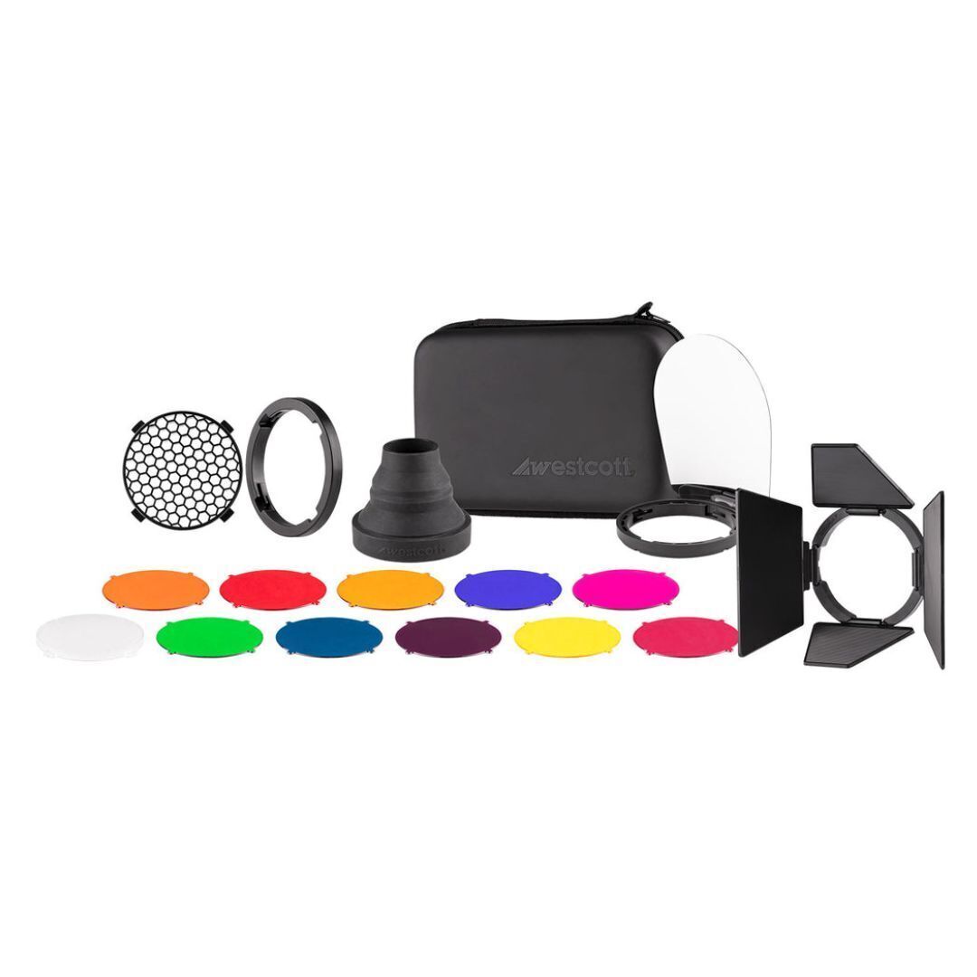 Westcott FJ80 Creative Pack with 15 Stackable Light Modifiers and Honeycomb Grid (Twist Lock)