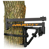 Muddy Outfitter Camera Arm with Steel Construction, 360-Degree Extension, and Bubble Level (Black)