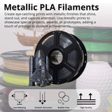 MakerBot 375-0086A Metallic Color Series Sketch 1.75mm PLA Filament (Midnight Metal)