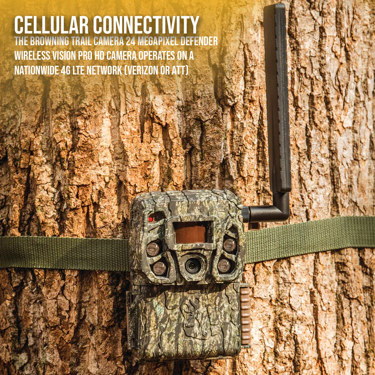 Browning Trail Camera 24 Megapixel Defender Wireless Vision Pro HD with 32GB Memory Card Bundle