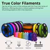 MakerBot 375-0080A True Color Series PLA Filament for Sketch Large 3D Printers (True Purple, 2.2 Lb)