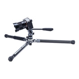 Fotopro X-Aircross 3 Video Tripod with 3K Carbon Fiber Legs and Fast Locking System (Gray)