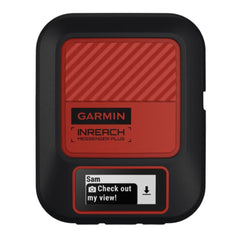 Garmin inReach Messenger Plus SOS Satellite Communicator with Tracback Routing (Black and Red)