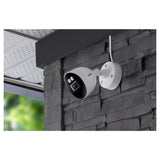 Lorex 4K Smart Deterrence CVI Wired Bullet Camera with 8MP Image Sensor and Durable Design (White)