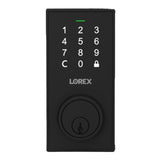 Lorex Bluetooth Deadbolt Smart Lock with Touchpad, 2-Layer Encryption, and Lorex App Support (Black)