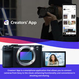 Sony Alpha 7C II Full-Frame Interchangeable Lens Hybrid Camera Body (Black) with Zoom Lens Bundle