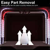 MakerBot 900-0039A Spring Steel Build Plate with Grip Surface for MakerBot METHOD 3D Printer (Black)