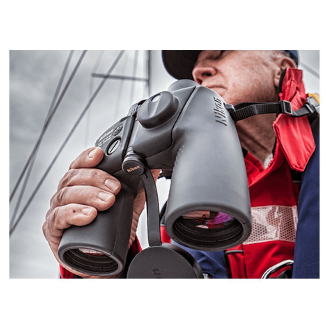 Nikon 7x50 OceanPro CF WP Fog-Proof Global Compass Marine Binocular with Polycarbonate Body (Black)