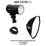 Profoto B10X Off-Camera Flash and Continuous Light with 3-Feet Softbox Octa and Speedring Bundle
