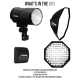 Profoto B10X Off-Camera Flash and Continuous Light with Softbox Octa and Li-Ion Battery Bundle