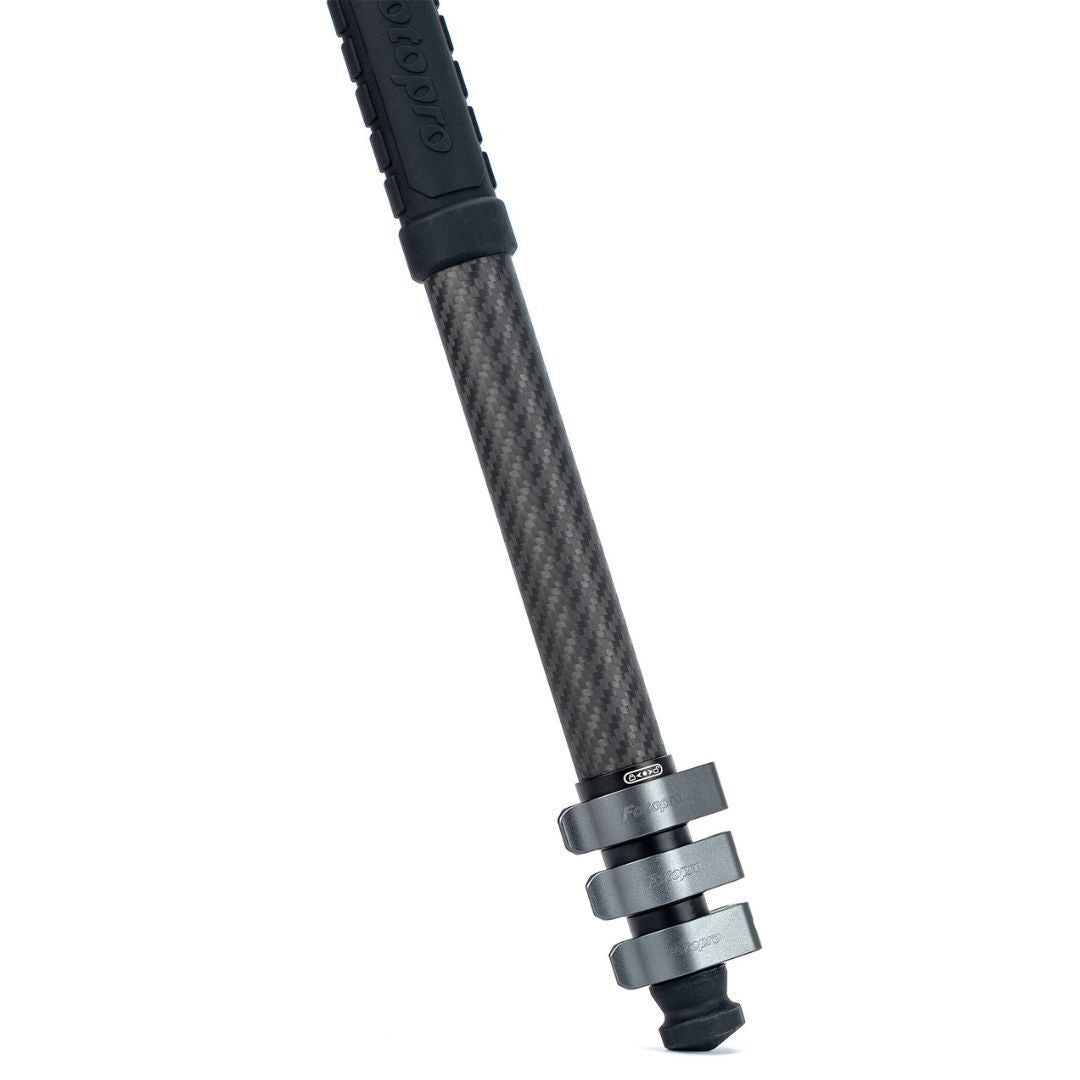 Fotopro X-Airfly Max Video Lightweight Design 2-In-1 Tripod with Flip Lock System (Gray)