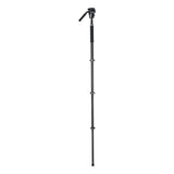 Fotopro X-Airfly Max Video Lightweight Design 2-In-1 Tripod with Flip Lock System (Gray)