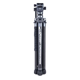 Fotopro X-Aircross 3 Lite Video Tripod with 3K Carbon Fiber Legs and Fast Locking System (Gray)