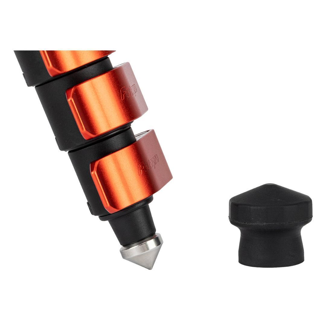 Fotopro X-Airfly Tripod with Lightweight 3K Carbon Fiber Legs and Flip Lock System (Orange)