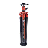 Fotopro X-Aircross 3 Tripod with Lightweight 3K Carbon Fiber Legs and Fast Locking System (Orange)