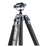 Fotopro X-Aircross 3 Lite Tripod with 3K Carbon Fiber Legs and Fast Locking System (Gray)
