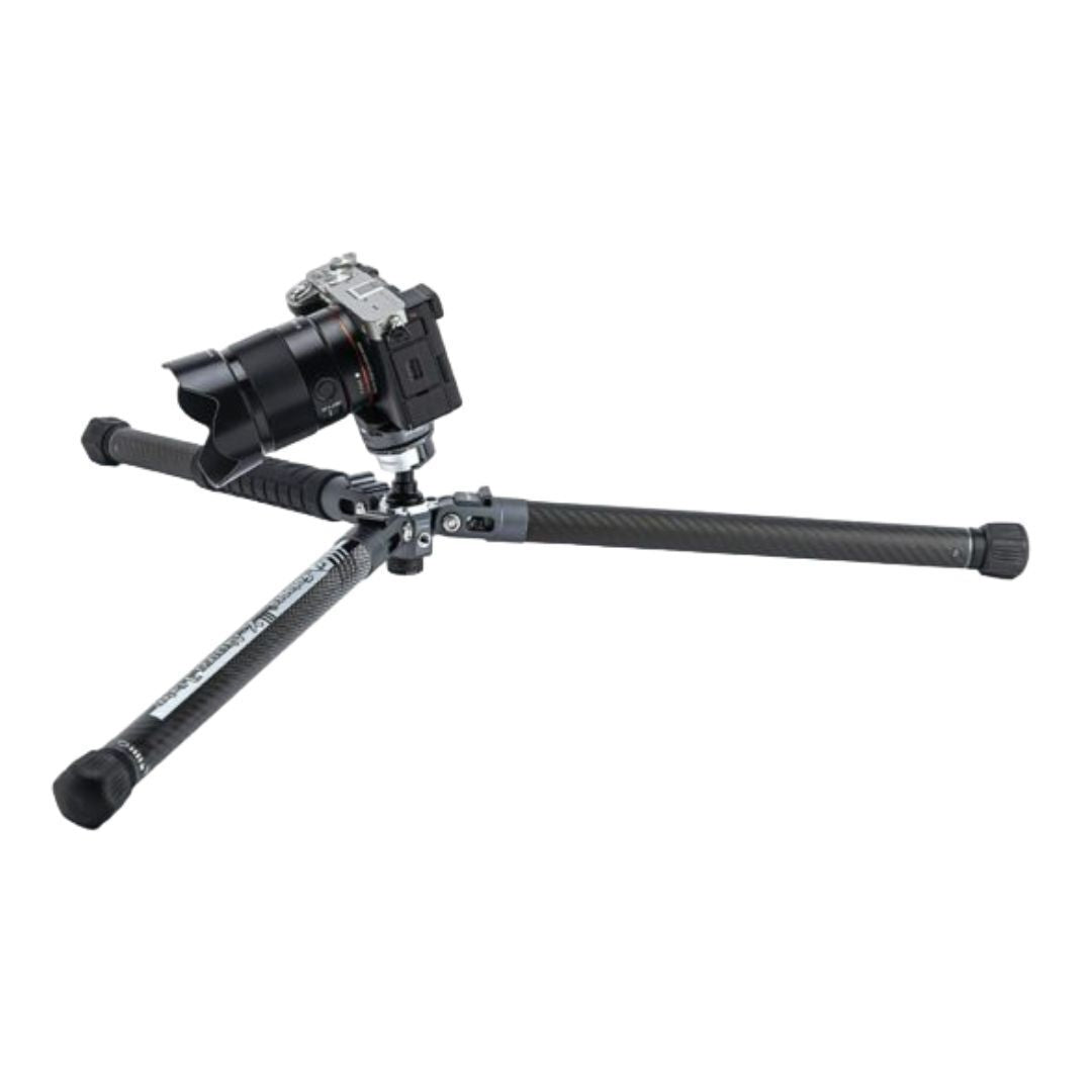 Fotopro X-Aircross 3 Lite Tripod with 3K Carbon Fiber Legs and Fast Locking System (Gray)