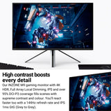 Sony SDM-U27M90 27-Inch INZONE M9 4K HDR 144Hz Gaming Monitor with Gaming Sony INZONE Earbuds Bundle
