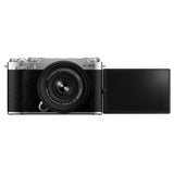 Fujifilm X-M5 Mirrorless Digital Camera with XC15-45mm F3.5-5.6 OIS PZ Lens and LCD Display (Silver)