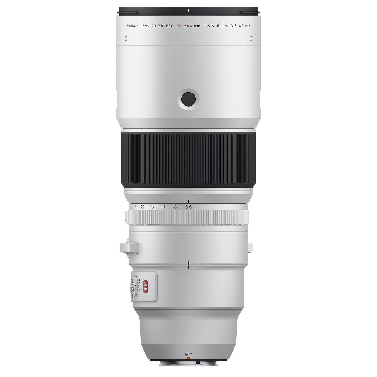 Fujifilm Fujinon XF 500mm F5.6 R LM OIS WR Lens with Linear Motor System and Optical Body (White)