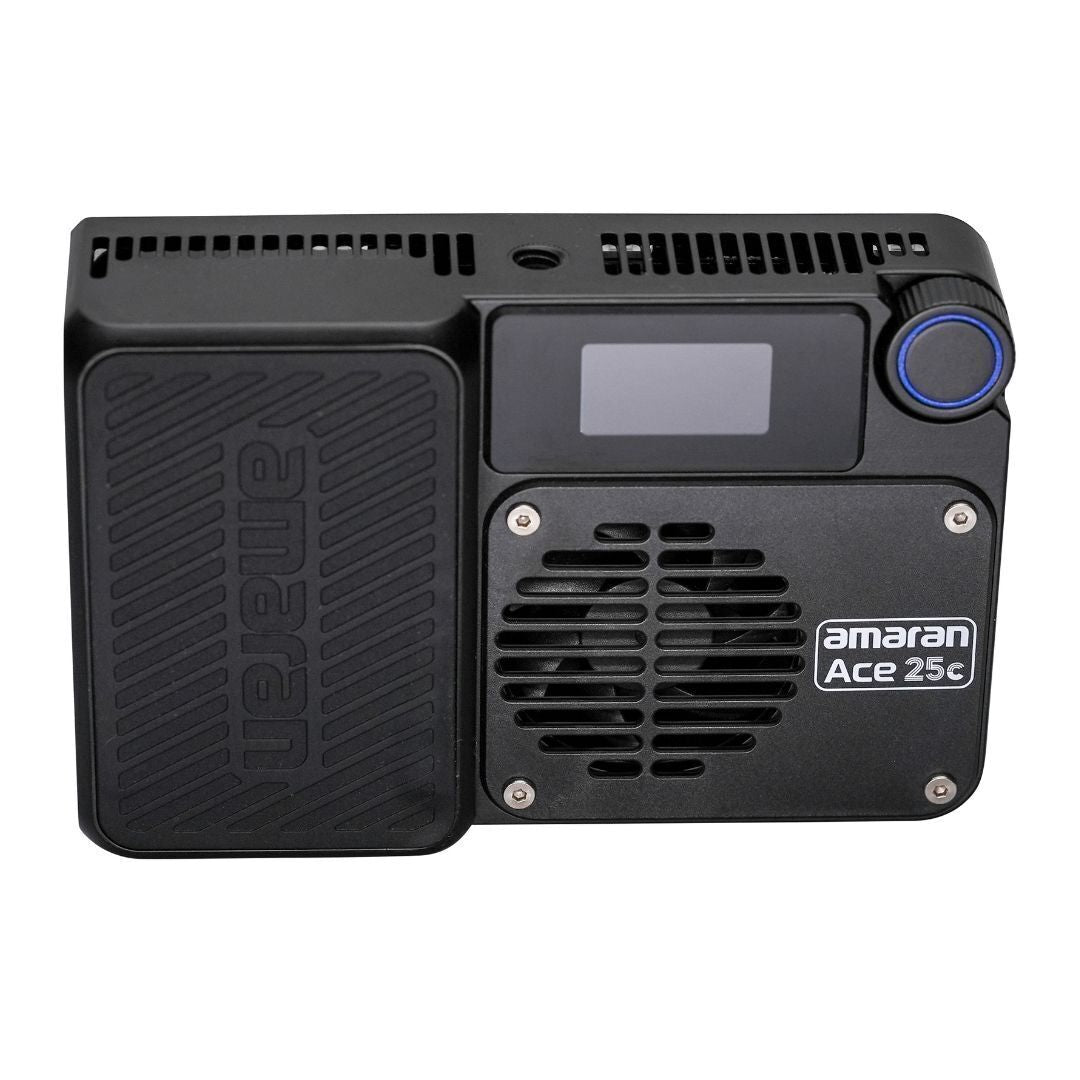 amaran Ace 25c RGBWW Full Color Compact LED Light with Ace Lock Quick-Release Mount (Charcoal)