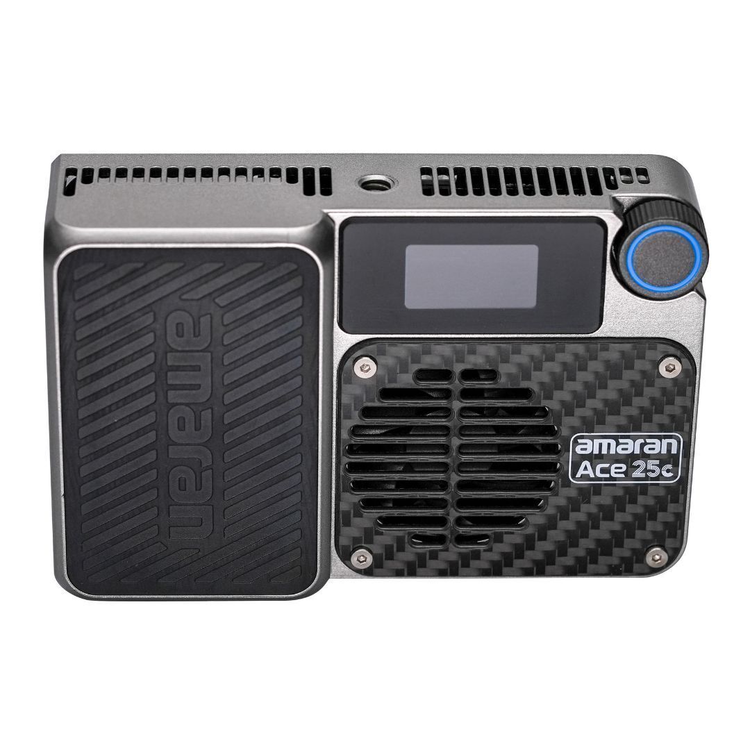 amaran Ace 25c RGBWW Full Color Compact LED Light with Ace Lock Quick-Release Mount (Silver)