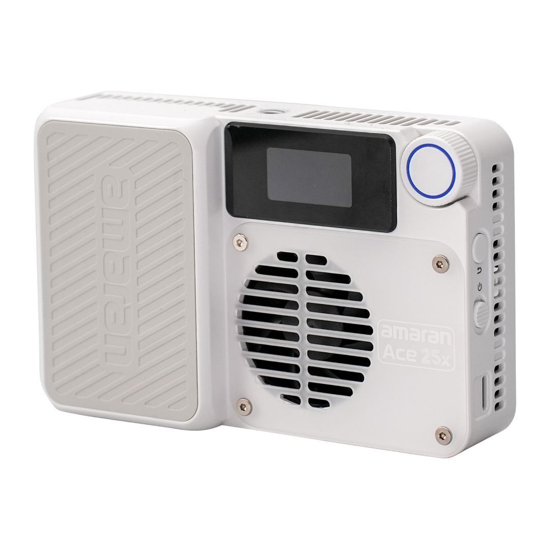 amaran Ace 25x Travel Ready Compact LED Light Creator Kit with Long-Lasting Battery (White)