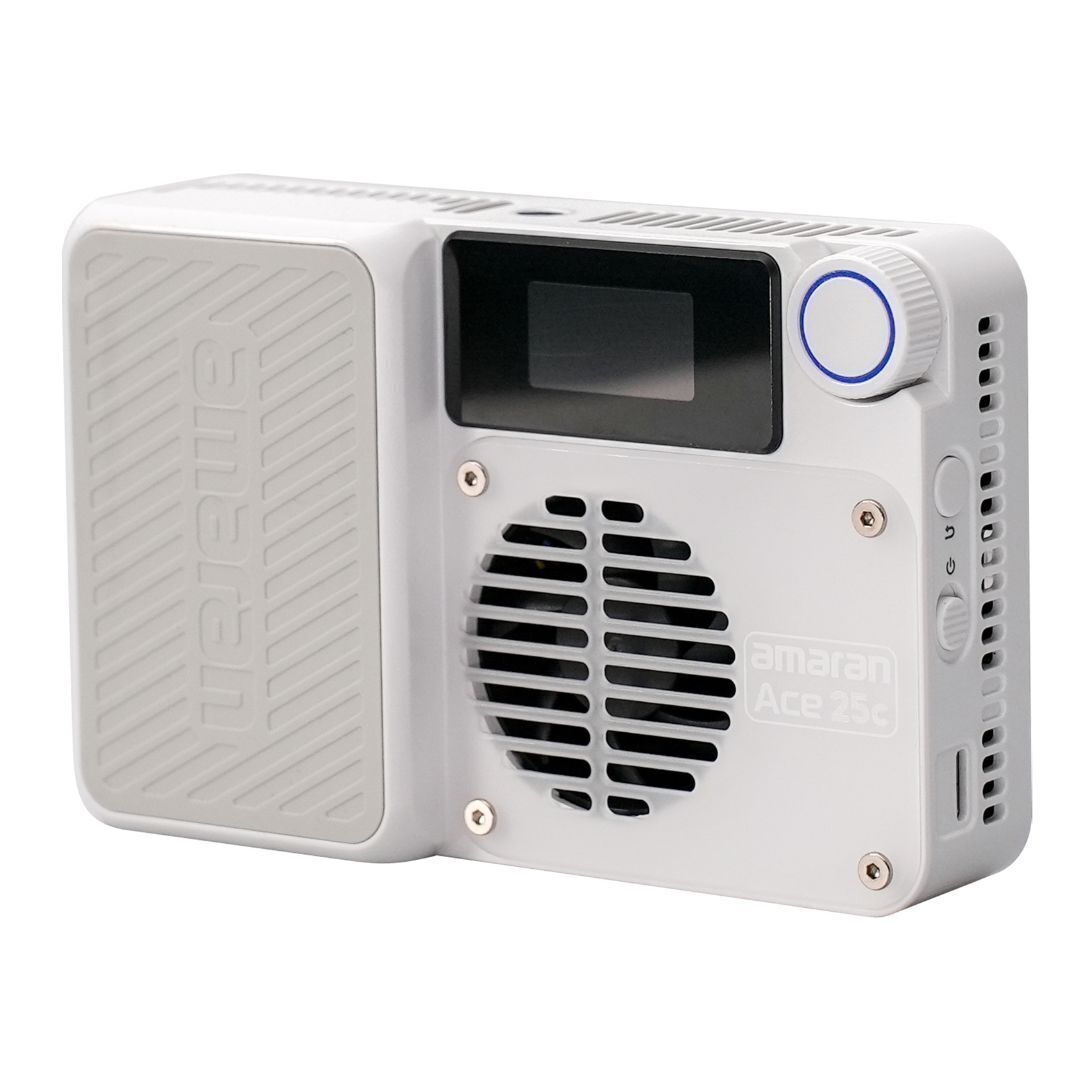 amaran Ace 25c Travel Ready Compact LED Light Creator Kit with Long-Lasting Battery (White)